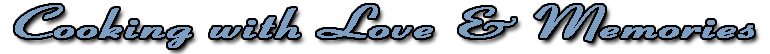 Cooking For Love And Memories Logo